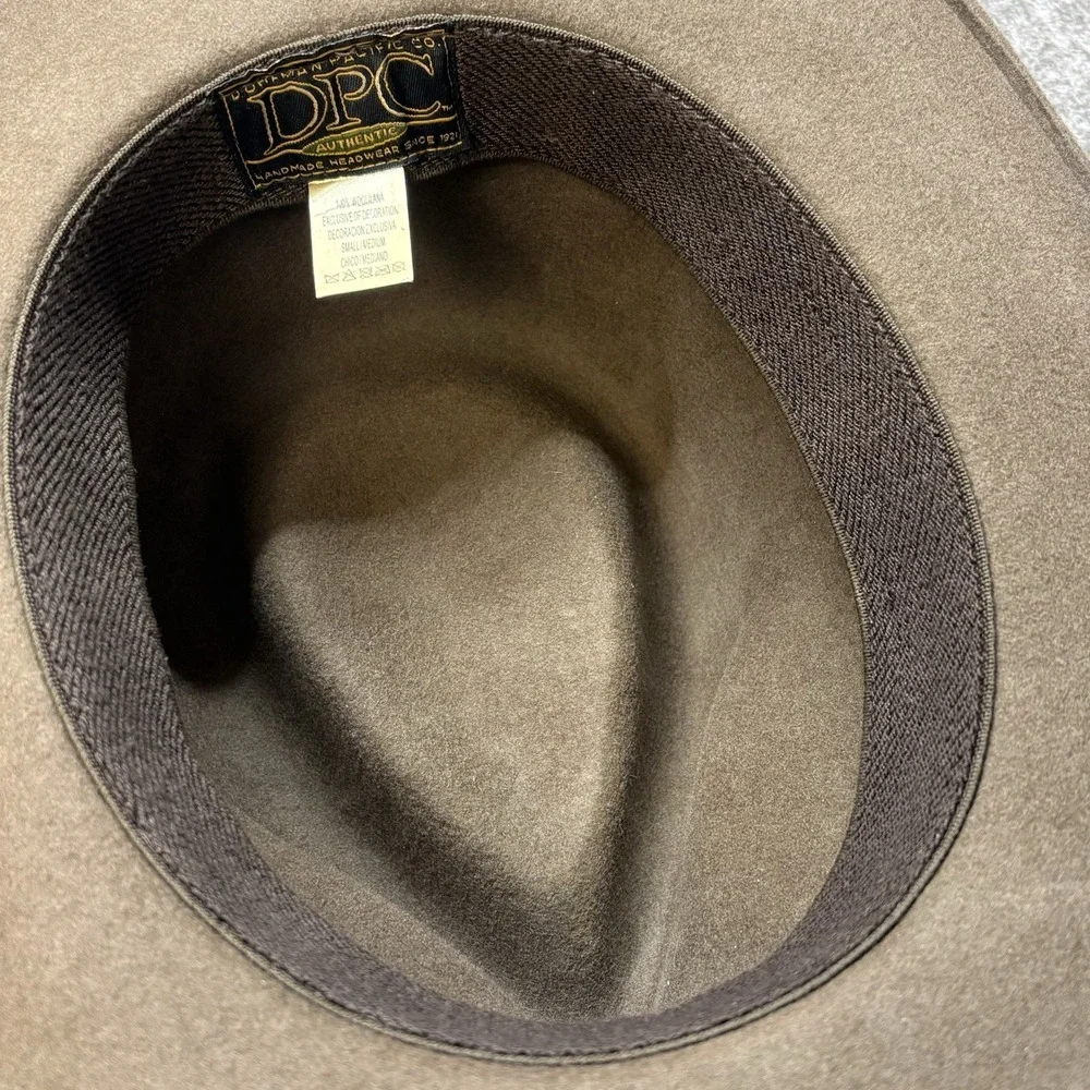 Vintage Dorfman Pacific DPC Wool Felt Western Aussie Outback Hat Mens S/M‎ Brown